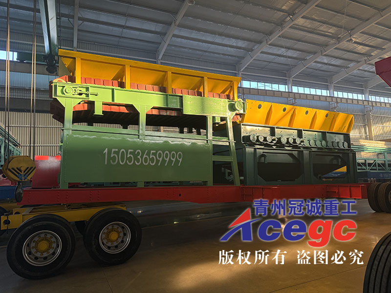 移动滚筒筛泥石分离机